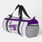 Football, Football Speler Meisje, Team, Gift Plunjezak (Rechterhoek)