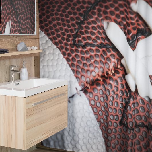 Football foto close-up douchegordijn