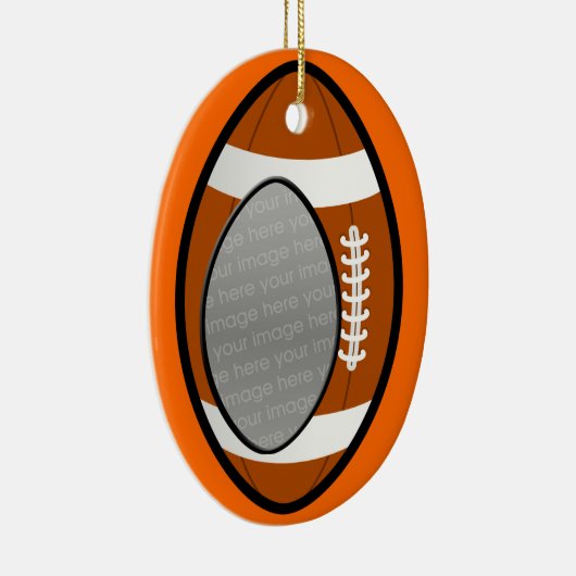 football foto ornament (Rechts)