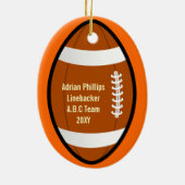 football foto ornament (Achterkant)