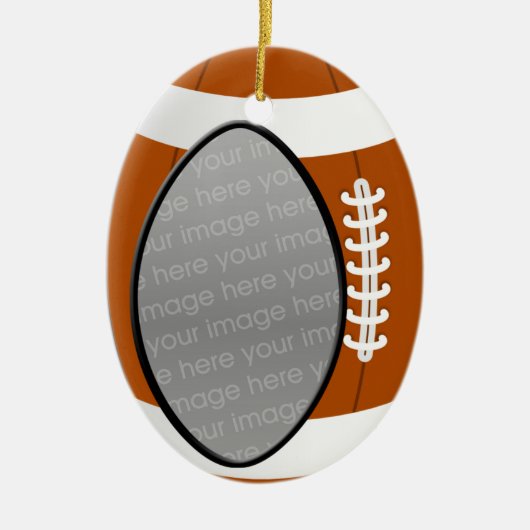 football foto ornament (Voorkant)