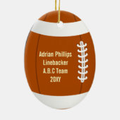 football foto ornament (Achterkant)