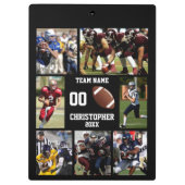 Football fotocollage klembord (Achterkant)