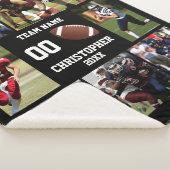 Football fotocollage sherpa deken (3/4)