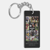 Football fotocollage sleutelhanger (Voorkant Links)