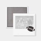 Football Fotomagneet Keepsake Magneet (Voorkant / Achterkant)