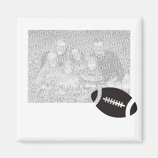 Football Fotomagneet Keepsake Magneet (Voorkant)