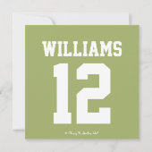 Football Foto's Aankondiging kaarten (Achterkant)