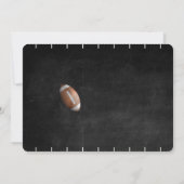 Football fotouitnodiging kaart (Achterkant)