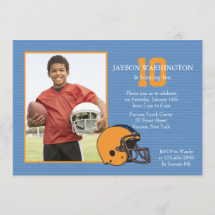 Football Fotouitnodiging Kaart