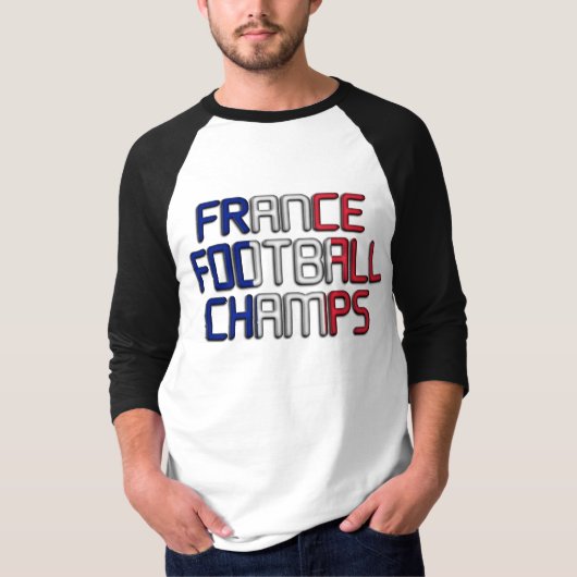 Football Frankrijk: het WK Champions T-shirt (Voorkant)