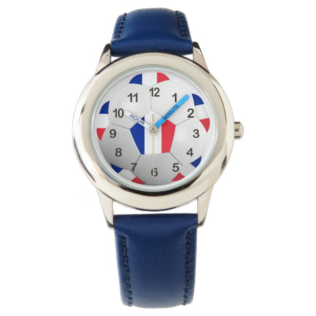 football frankrijk horloge (Voorkant)