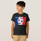 Football, Frankrijk T-shirt (Voorkant volledig)