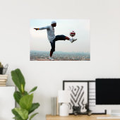 Football Freestyle Poster (Thuiskantoor)