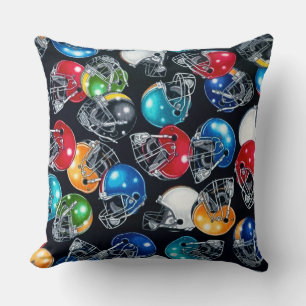 Football Frenzy Football Helmet Patroon Kussen