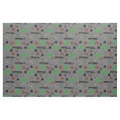 Football Fun on Grey Stof (Fat Quarter)