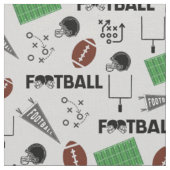 Football Fun op Bleek Grey Stof (Close Up)