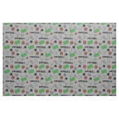 Football Fun op lichtgrijs Stof (Fat Quarter)