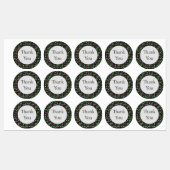 Football Fun op zwart Labels (Vel)