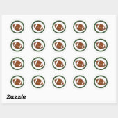 Football Fun Ronde Sticker (Vel)