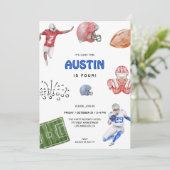 Football Fun Verjaardag Kaart (Staand voorkant)