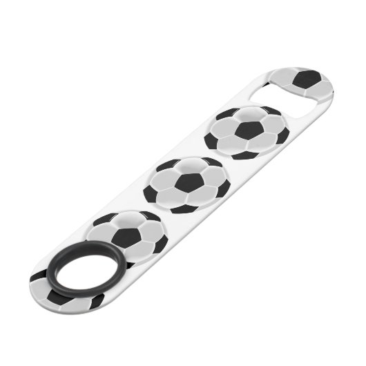 Football Futbol Speed Flessenopener (Voorkant Gekanteld)