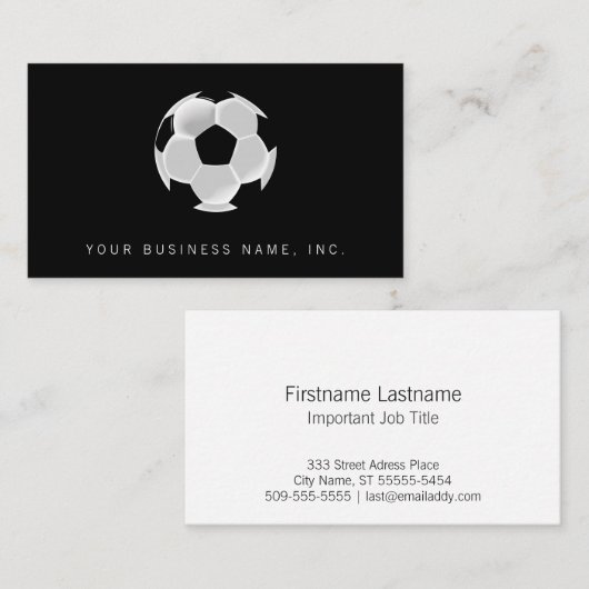 Football Futbol Visitekaartje (Voorkant / Achterkant)