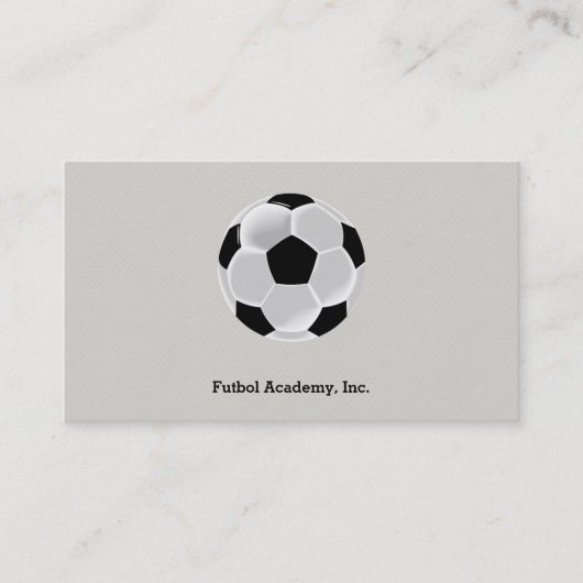Football Futbol Visitekaartje (Voorkant)