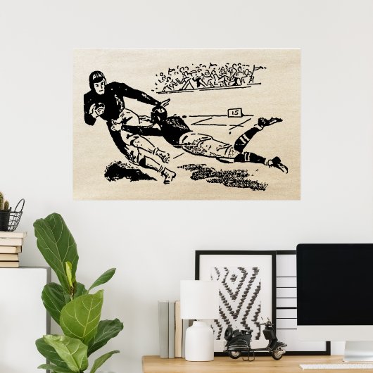  Football Game 1942 Poster (Thuiskantoor)