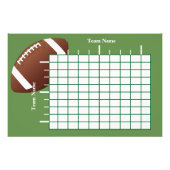 Football game Board Poster (Voorkant)