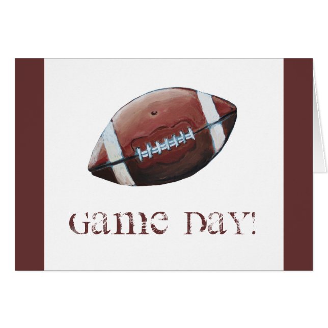 FOOTBALL GAME DAG! (Voorkant Horizontaal)