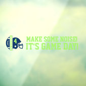 Football Game Day Back Window Cling voor SUV Raamsticker (Vel 3)