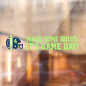 Football Game Day Back Window Cling voor SUV Raamsticker (Vel 2)
