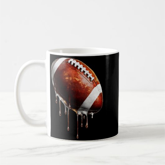 Football Game Day Drip Graphic Koffiemok (Links)