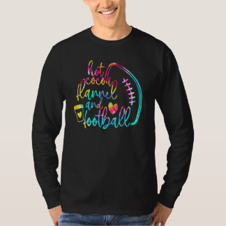 Football Game Day Hot-cacaoplastiek T Football T-shirt