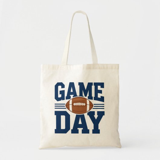 Football Game Day Tote Bag (Voorkant)