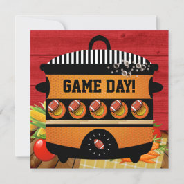 FOOTBALL GAME DAY Uitnodiging