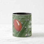 Football Game in Progress Football personaliseren Mok (Midden)