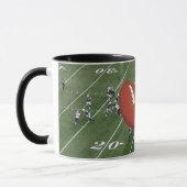 Football Game in Progress Football personaliseren Mok (Links)