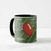 Football Game in Progress Football personaliseren Mok (Voorkant links)