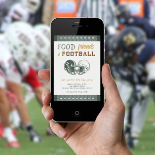 Football Game Night House Watch Party Kaart