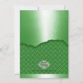 Football game Time Birthday Party nodigt uit Kaart (Achterkant)