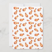 Football Game Watch Party Modern Eenvoudig Kaart (Achterkant)