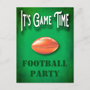Football Game Watch Party Uitnodiging
