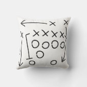 Football Geboorte Stats Kwekerij Baby Gift Kussen (Achterkant)