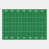 Football Gefeliciteerd met het ompakken van papier Inpakpapier Vel (Voorkant 2)