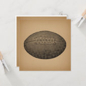  Football geïllustreerd Antiek sportkunst Kaart (Voorkant / Achterkant in situ)