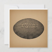  Football geïllustreerd Antiek sportkunst Kaart (Achterkant)