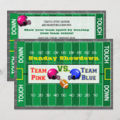 Football Gendergelijkheid onthullen uitnodiging to (Voorkant / Achterkant)