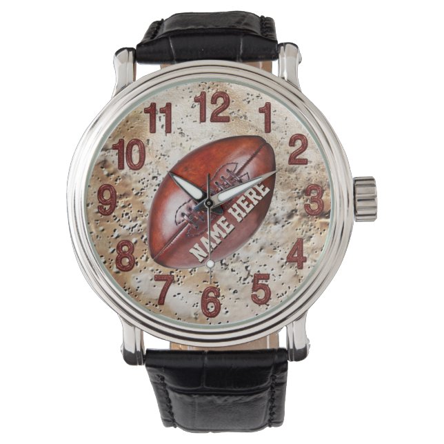  Football gepersonaliseerde Football horloges (Voorkant)